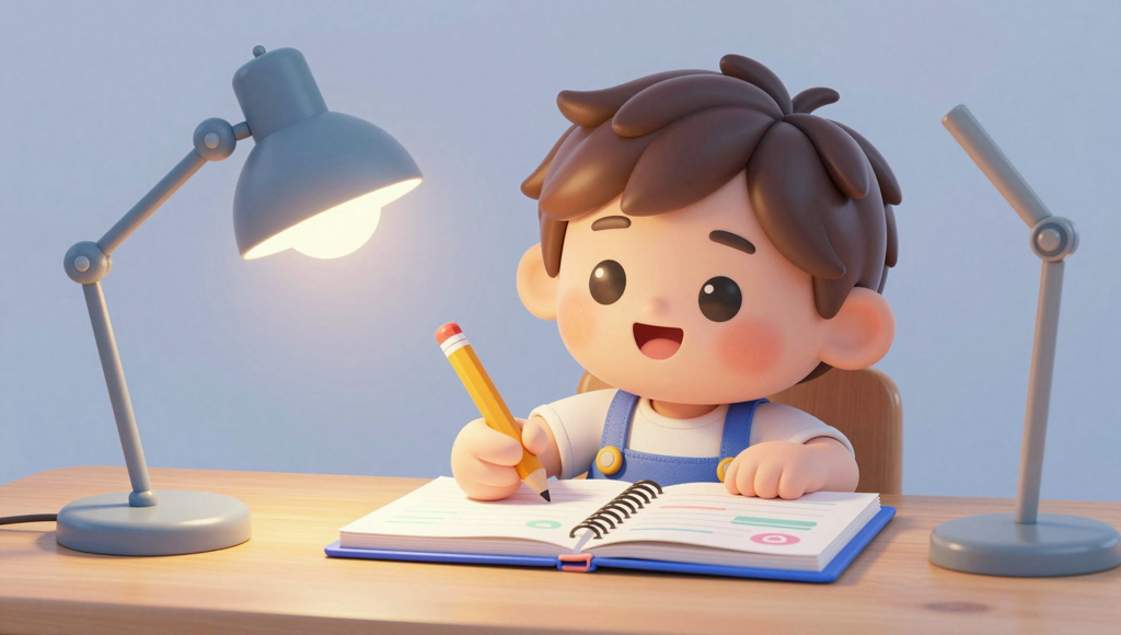 Education Video Demo - Boy Studying
